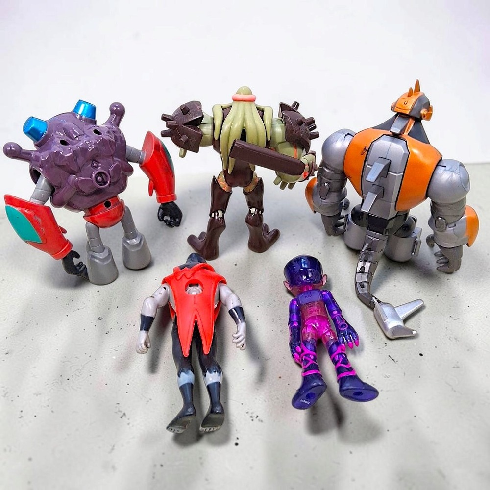 Ben 10 Action Figure Lot Vilgax Armodrillo Gutrot Zs'Skayr Cartoon Network Toys